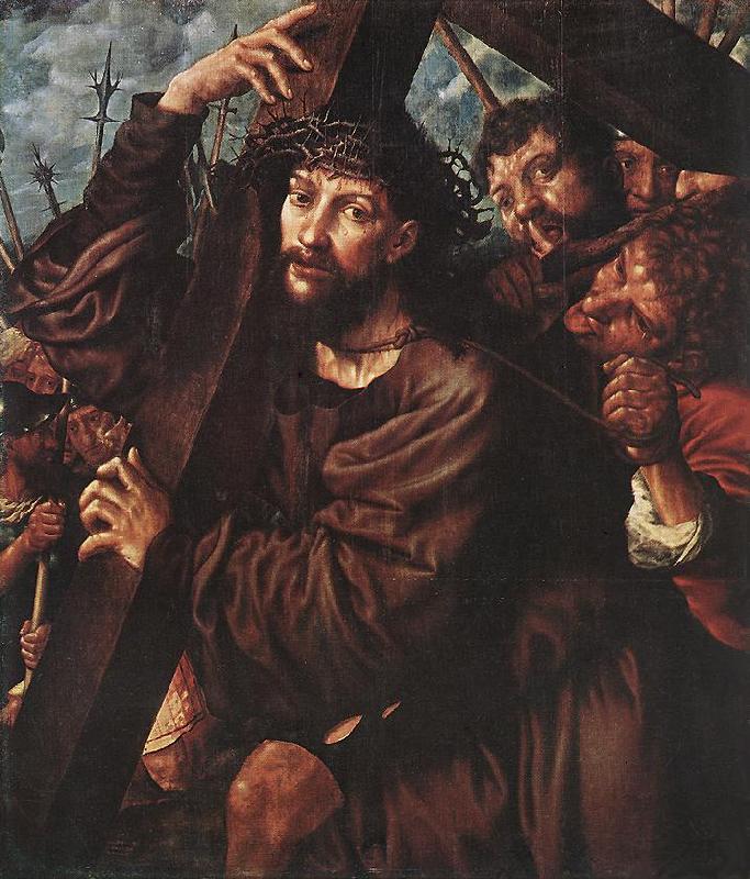 HEMESSEN, Jan Sanders van Christ Carrying the Cross wsg Germany oil painting art